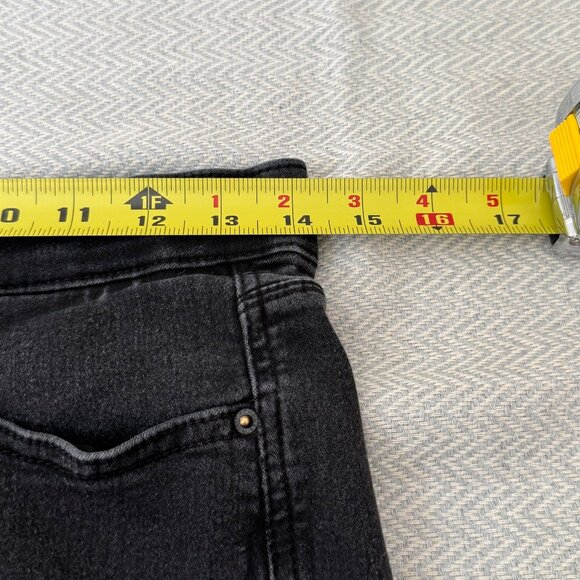 Curve Appeal Jeans Womens 8/28 Black Comfort Waistband Mid Rise Stretch Denim - Picture 10 of 14